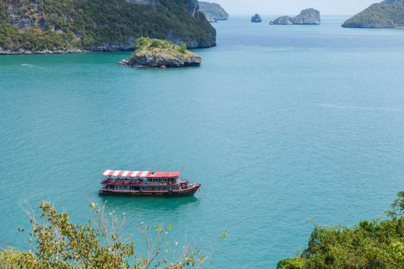 Visites touristiques et lac Émeraude (Koh Mae Ko)