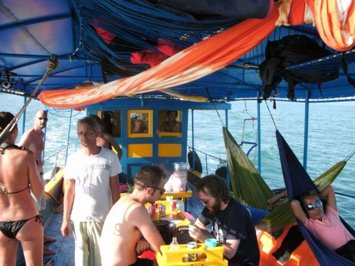 Repos sur le bateau