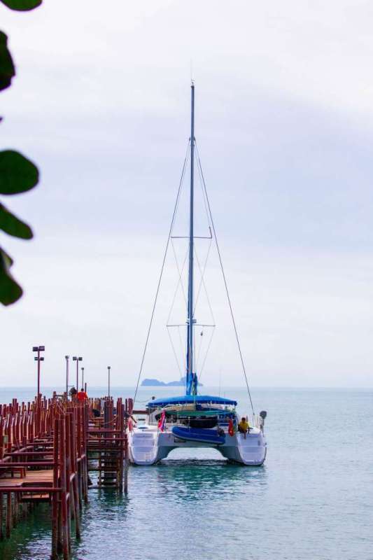 Abfahrt zum Marine Park