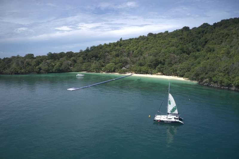 Arrive at Banana Beach