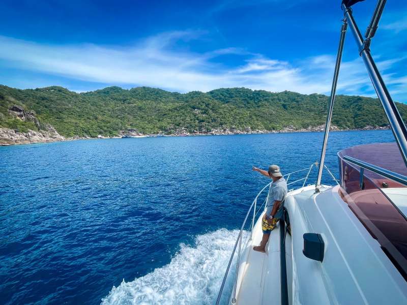Arrivée sur la côte de Koh Phangan
