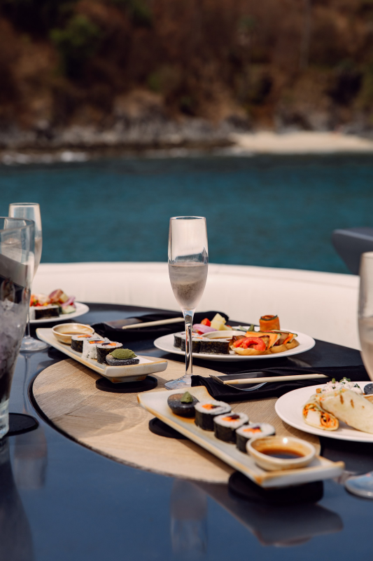 Lunch on board