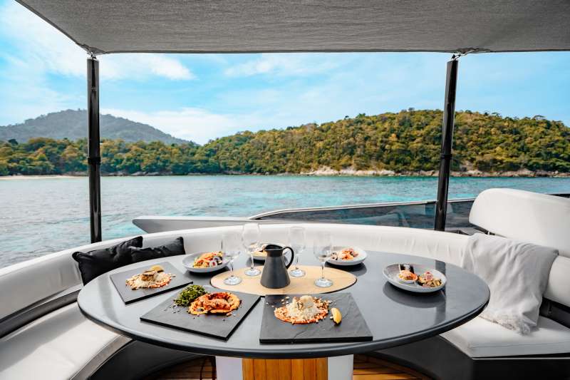 Lunch on board