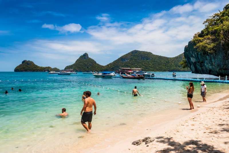 Se prélasser sur la plage