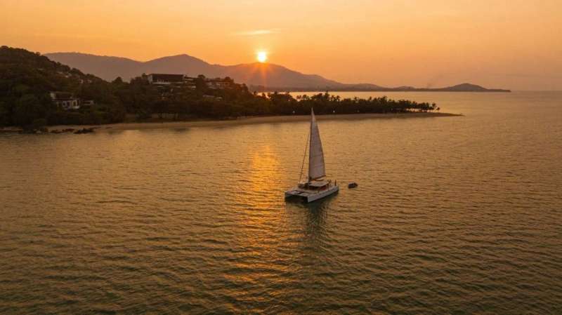Sunset sail around Koh Som