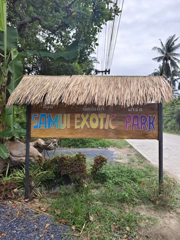 Arrival at Samui Exotic Park