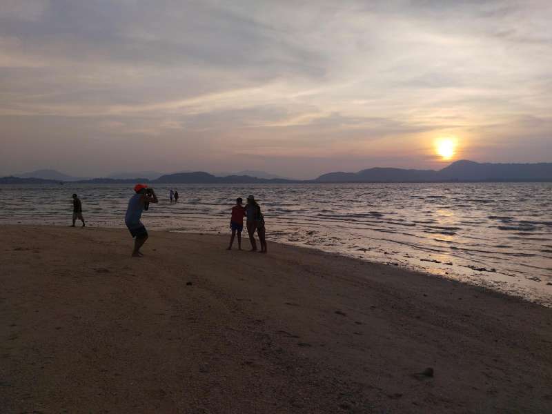 Coucher de soleil à Kho Pae