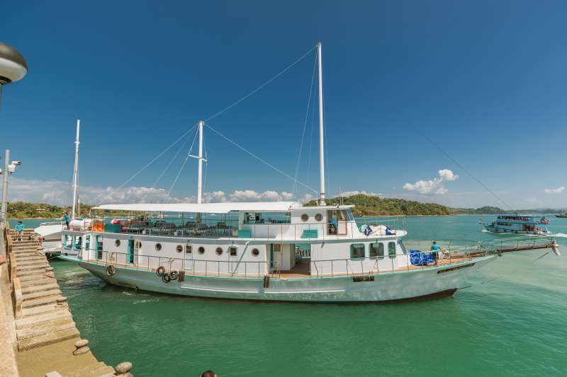 Boarding at Ao Po Pier
