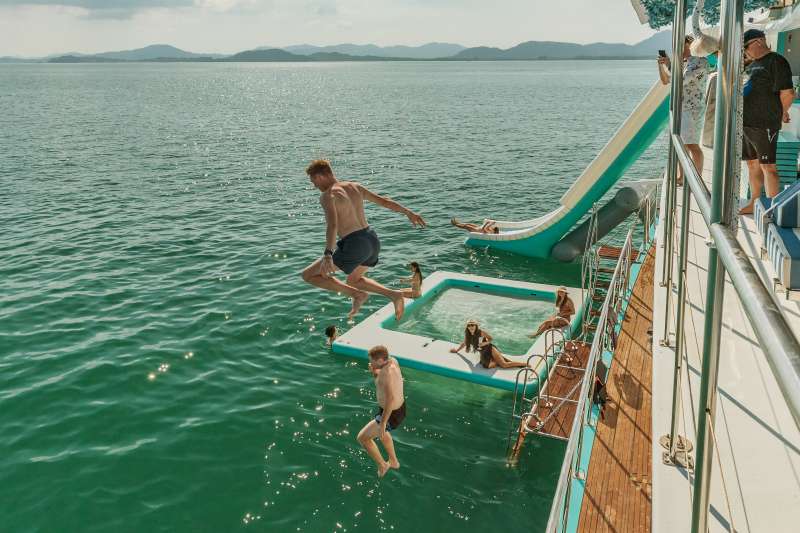 Swim, slide & snorkel