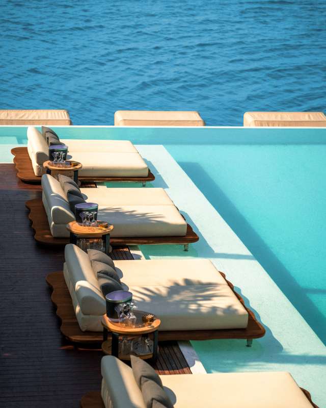 VIP check-in & poolside beats