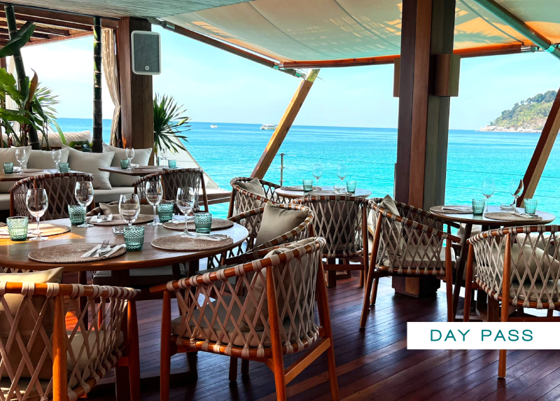 Terrace dining & pool access
