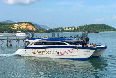 Excursions de plongée avec tuba et de plongée sous-marine en catamaran à grande vitesse Membre